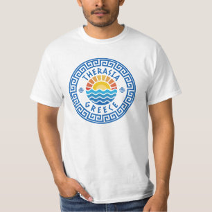 T-shirt Île Therasia, Grèce Soleil Été Et Mer