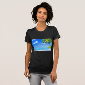 T-shirt Île tropicale (Devant entier)