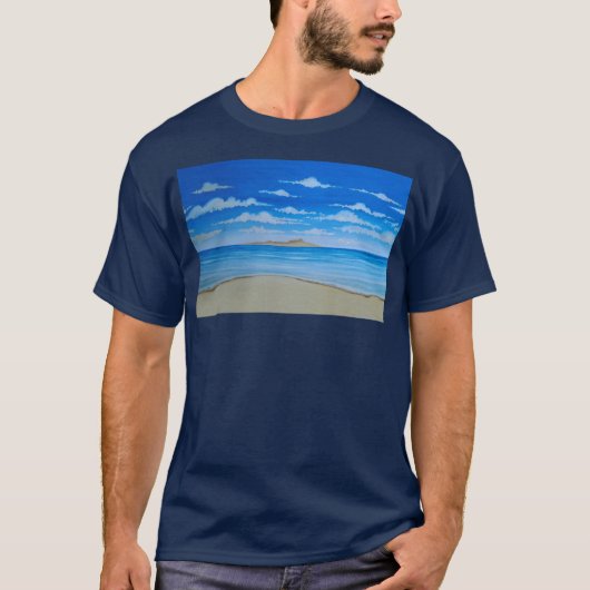 T-shirt Île tropicale (Devant)