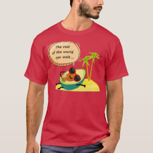 T-shirt île tropicale de l'avocat