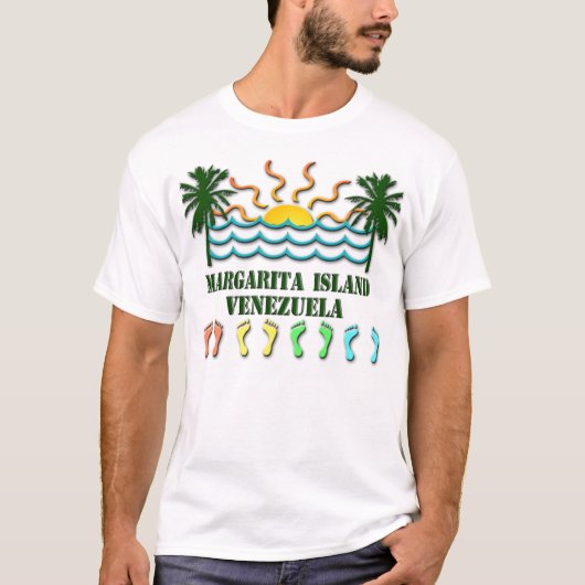 T-shirt Île Venezuela de margarita (Devant)