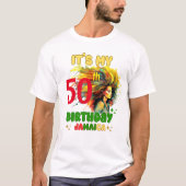 T-shirt Ile Vibes Jamaïque Anniversaire Groupe de Filles C (Devant)