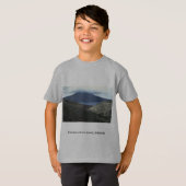 T-shirt Île volcanique de Krakatoa, Indonésie (Devant entier)
