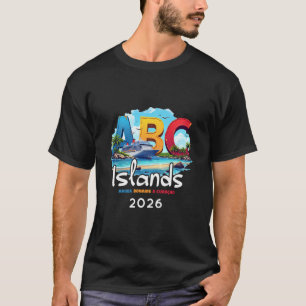 T-shirt Îles Abc Aruba Bonaire Curacao Croisière Vacances