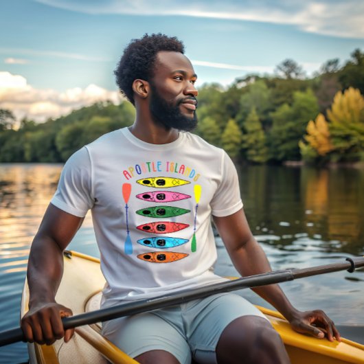 T-shirt Iles Apôtres Rétro Kayak
