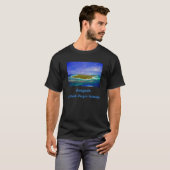T-shirt Îles B.V.I. Tee/drapeau d'Anegada (Devant entier)