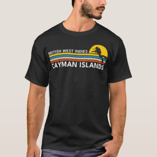 T-shirt Îles Caïmans Souvenirs Rétro Vintage Plongée Divin