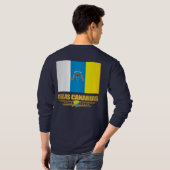 T-shirt Îles Canaries (Dos entier)