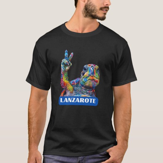T-shirt Îles Canaries Lanzarote (Devant)