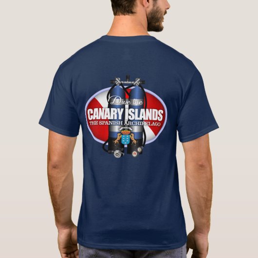 T-shirt Îles Canaries (ST) (Dos)