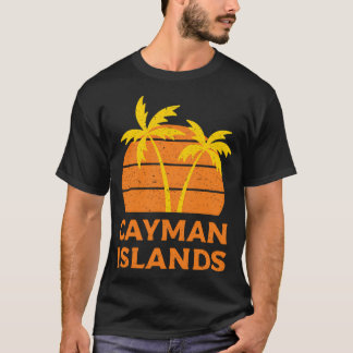 T-shirt Iles Cayman Retro