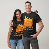 T-shirt Iles Cayman Retro (Unisexe)