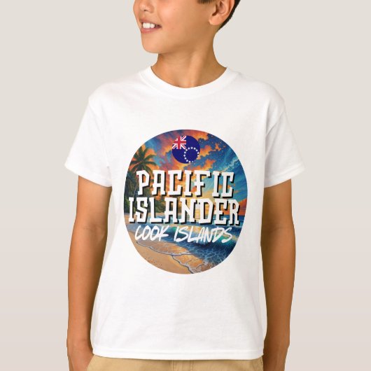 T-shirt Îles Cook (Devant)