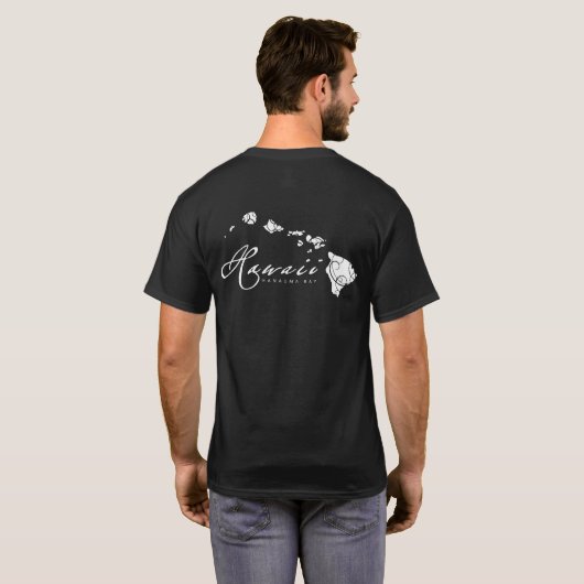 T-shirt Îles d'Hawaï (Dos entier)