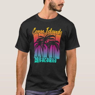T-shirt Îles du Corn vintage Nicaragua