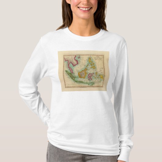 T-shirt Îles est de l'Inde (Devant)