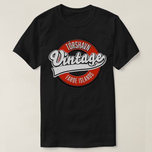 T-shirt Îles Féroé de Trshavn (Design devant)