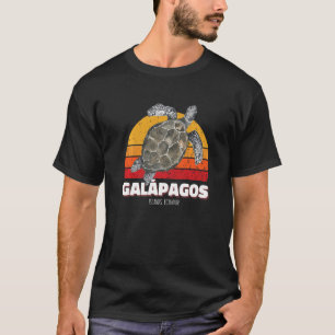 T-shirt Îles Galapagos Tortue de mer Equateur Plongée sous