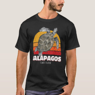 T-shirt Îles Galapagos Tortue de mer Equateur Plongée sous