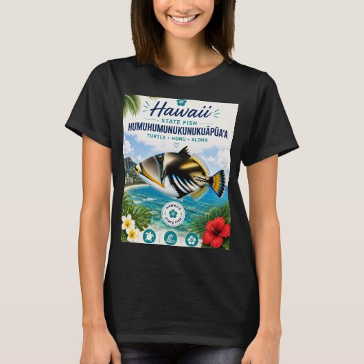 T-shirt Îles Hawaï (Devant)