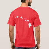 T-shirt Îles hawaïennes (Dos)