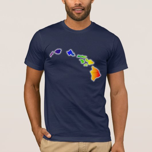T-shirt Îles hawaïennes - Hawaï (Devant)