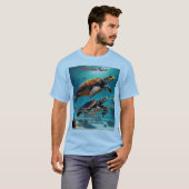 T-shirt Iles hawaïennes Kauai Aloha (Devant entier)