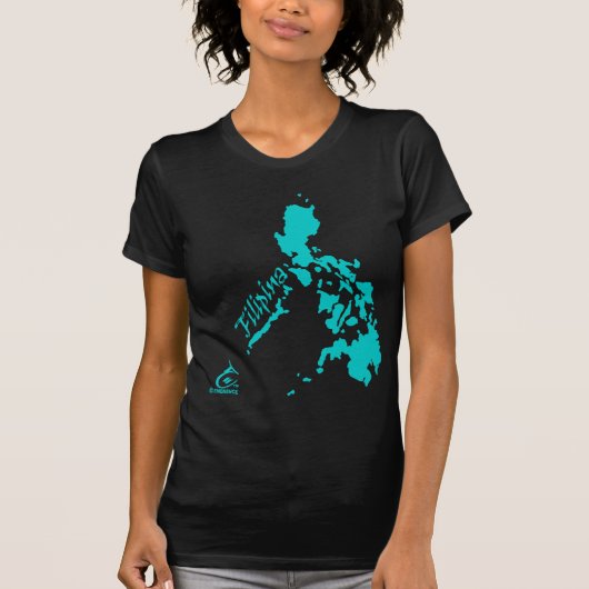 T-shirt Îles philippines de Philippine turquoises (Devant)