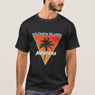 T-shirt Îles Salomon Aux Couleurs Solaires