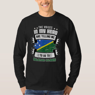 T-shirt Îles Salomon Dans Ma Tête