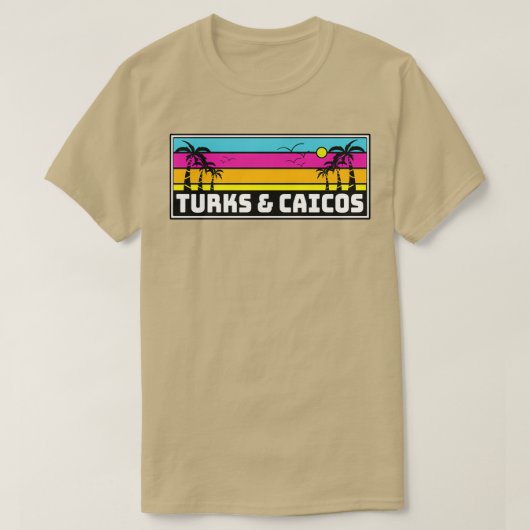 T-shirt Îles Turques et Caïques (Design devant)