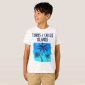 T-shirt Îles Turques Et Caïques Vacances Souvenir Graphiqu (Devant entier)