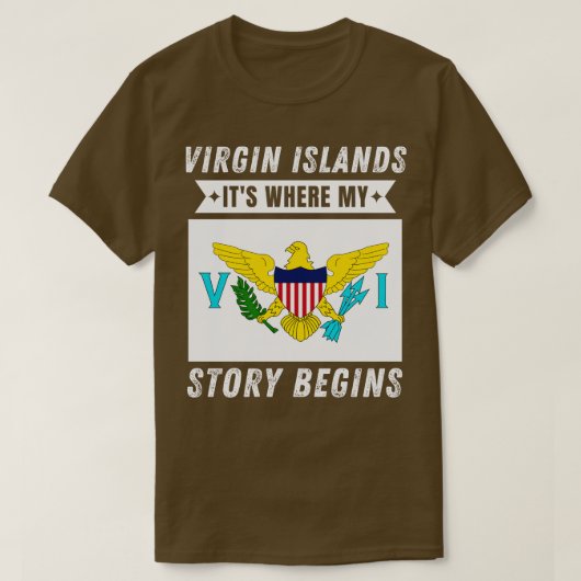 T-shirt Îles Vierges (Design devant)