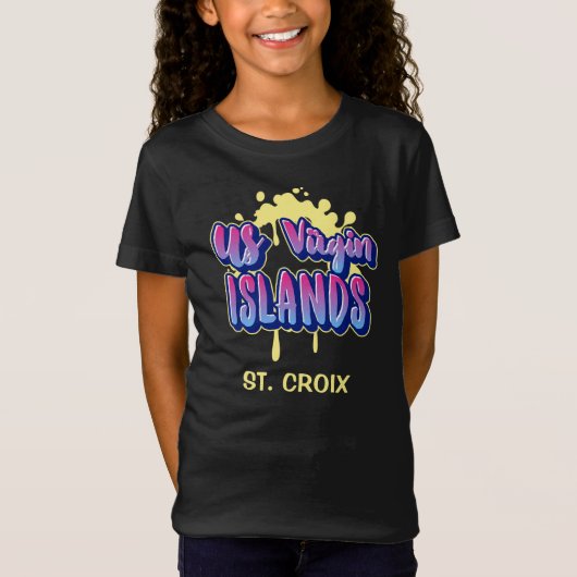 T-Shirt Îles Vierges américaines Sainte-Croix USVI (Devant)
