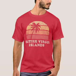 T-shirt Îles Vierges britanniques Vintage 70s Retrohrowbac