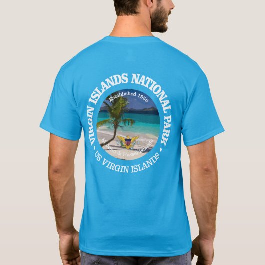 T-shirt Îles Vierges NP2 (Dos)