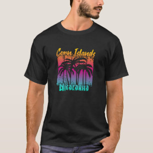 T-shirt Îles vintages du maïs Nicaragua