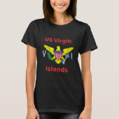 T-shirt Îles Virgin (Devant)