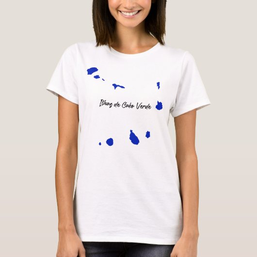 T-shirt Ilhas de Cabo Verde (Devant)
