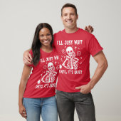 T-shirt Ill Just Wait Until Its Quiet Halloween Teacher Sk (Unisexe)