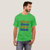T-shirt illinois 1 (Devant entier)