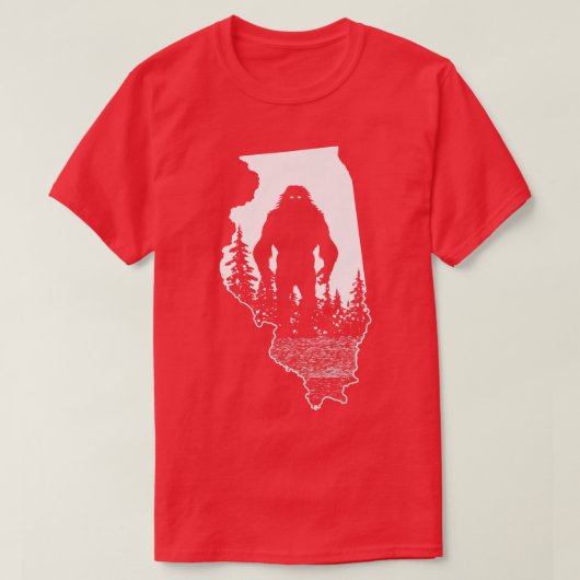 T-shirt illinois Bigfoot (Design devant)