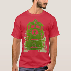 T-shirt Illinois Central Railroad Vintage Illinois Central