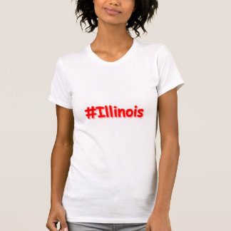 T-shirt "#Illinois" Joli Design. Commandez dès maintenant
