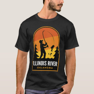T-shirt Illinois River Oklahoma Fishing