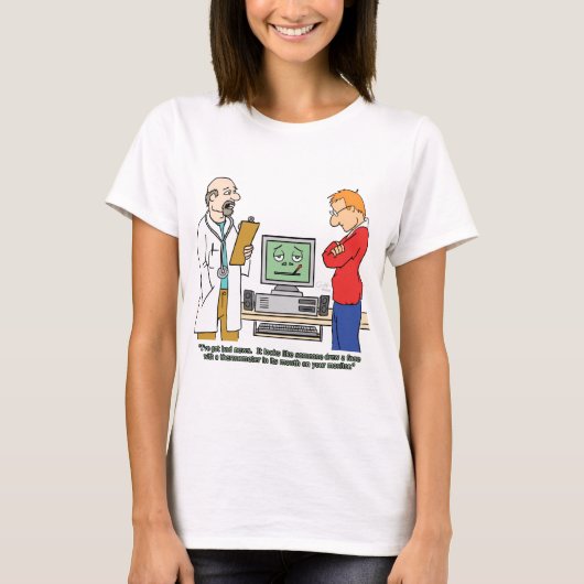 T-shirt Ills d'ordinateur (Devant)