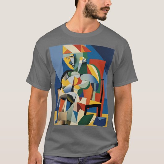 T-shirt Illumination 3D annuelle par Pablo Picasso (Devant)