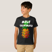 T-shirt Illuminations de Noël Ananas Mele Kalikimaka Ha (Devant entier)