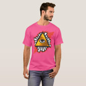 T-shirt Illuminations d'un oeil (Devant entier)