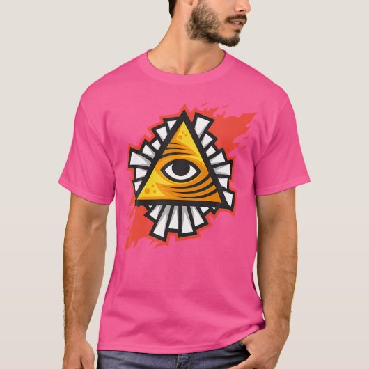 T-shirt Illuminations d'un oeil (Devant)